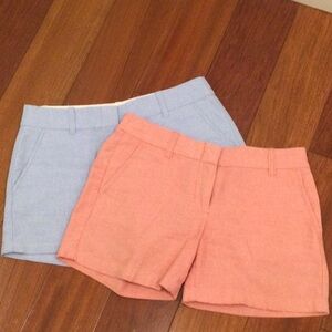 2 J. Crew Cotton Shorts
